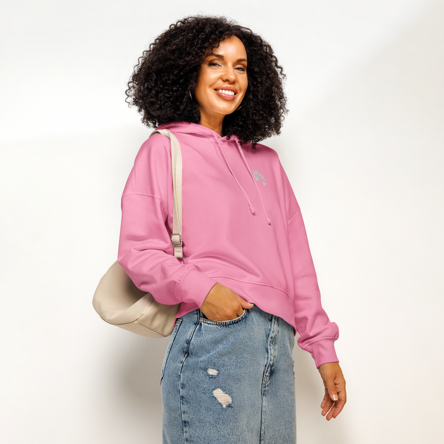 GOAT - Embroidered Women’s Organic Mid-weight Hoodie