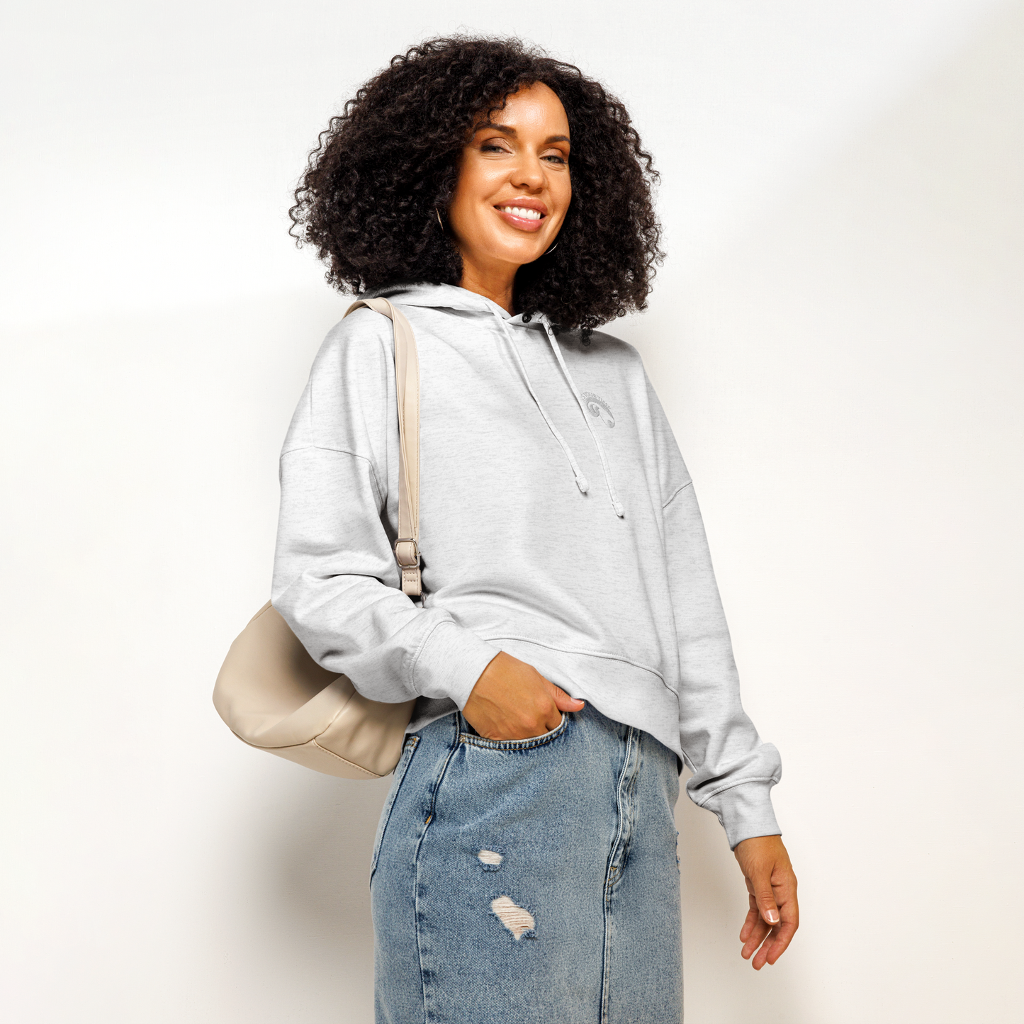 GOAT - Embroidered Women’s Organic Mid-weight Hoodie