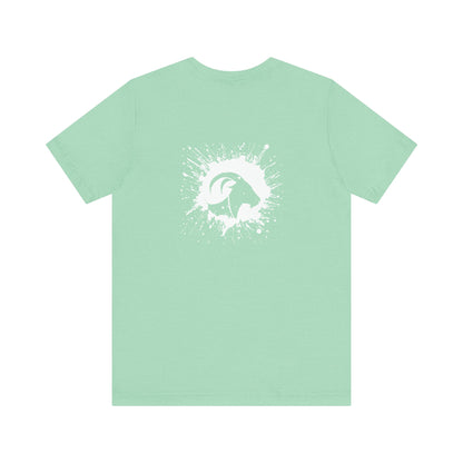 GOAT Graffiti x Kell Collection – Icon Splatter Tee - White