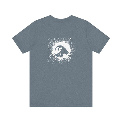 GOAT Graffiti x Kell Collection – Icon Splatter Tee - White